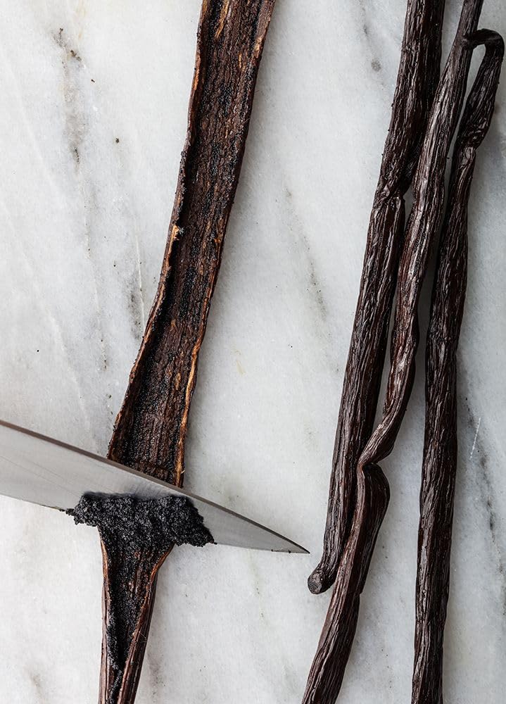 Exotic Vanilla Indian Vanilla Beans,100g | Gourmet Grade | 15–20 cm Length | Naturally Plump & Aromatic | For Baking, Desserts & Vanilla Extract