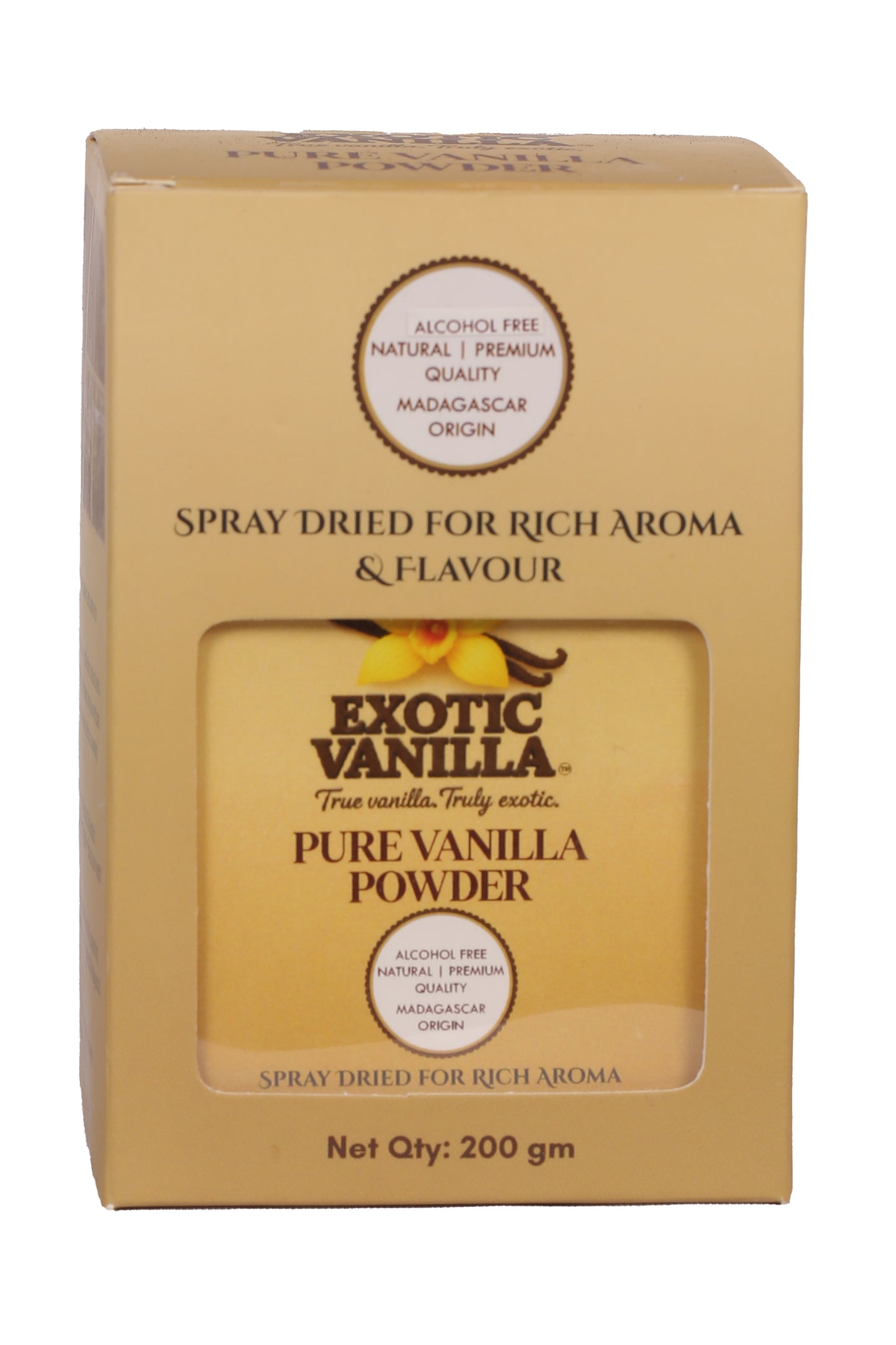 Premium Pure vanilla powder with seeds (200 gram)