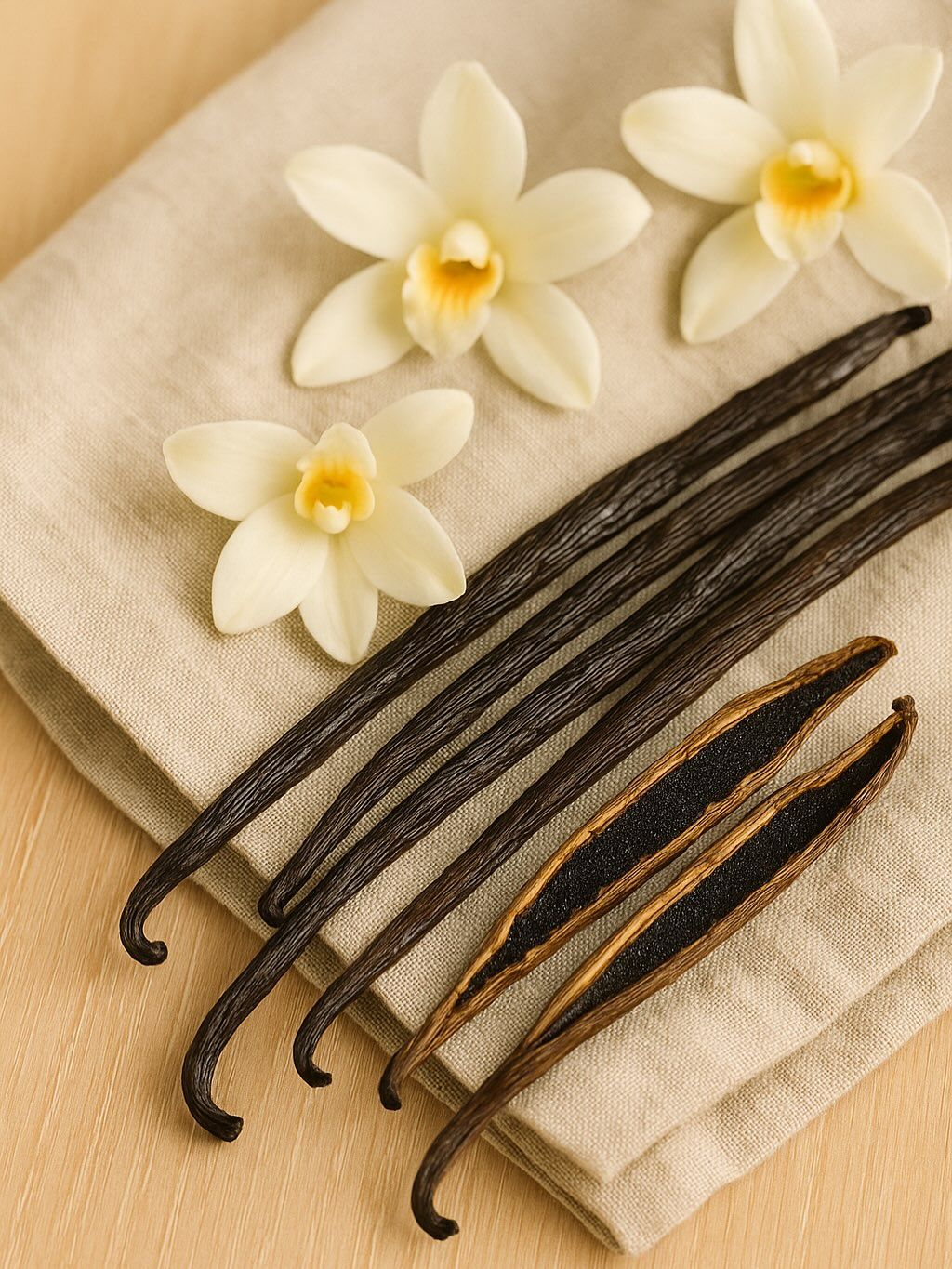 French vanilla beans 100g